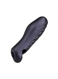 Сливовая силиконовая насадка на пенис с подхватом Manwan Ryzer - Manwan - в Новокузнецке купить с доставкой