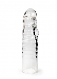 Прозрачная закрытая насадка на член - 15 см. - Sex Expert - в Новокузнецке купить с доставкой
