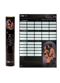 Плакат для двоих со скретч-слоем «БДСМ» - Сима-Ленд - купить с доставкой в Новокузнецке