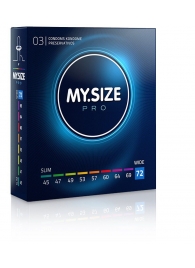 Презервативы MY.SIZE размер 72 - 3 шт. - My.Size - купить с доставкой в Новокузнецке