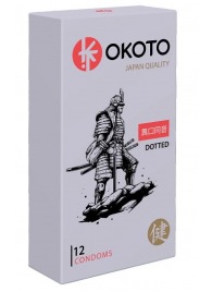 Точечные презервативы OKOTO Dotted - 12 шт. - Sitabella - купить с доставкой в Новокузнецке
