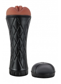 Коричневый мастурбатор-вагина Marly - Dream Toys - в Новокузнецке купить с доставкой