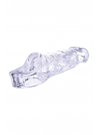 Прозрачная насадка-удлинитель Length Enhancer с подхватом - 16 см. - NMC - в Новокузнецке купить с доставкой