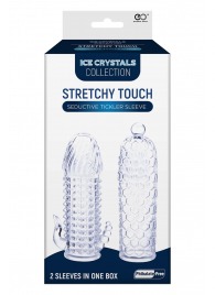Набор из 2 прозрачных насадок на член Seductive Tickler Sleeves Set - NMC - в Новокузнецке купить с доставкой