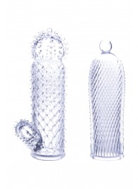 Набор из 2 прозрачных насадок на член Seductive Tickler Sleeves - NMC - в Новокузнецке купить с доставкой