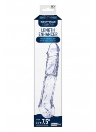 Прозрачная насадка-удлинитель Length Enhancer с подхватом - 22,3 см. - NMC - в Новокузнецке купить с доставкой