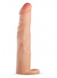 Телесная насадка-удлинитель Fortitude с подхватом - 17,7 см. - Blush Novelties - в Новокузнецке купить с доставкой
