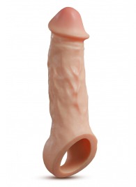 Телесная насадка-удлинитель Intrepid 9.25 Inch Realistic Penis Extender Sleeve - 23,5 см. - Blush Novelties - в Новокузнецке купить с доставкой