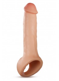 Телесная насадка-удлинитель Thrive 8.75 Inch Realistic Penis Extender Sleeve - 22,2 см. - Blush Novelties - в Новокузнецке купить с доставкой