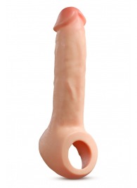 Телесная насадка-удлинитель Thrive 8.75 Inch Realistic Penis Extender Sleeve - 22,2 см. - Blush Novelties - в Новокузнецке купить с доставкой