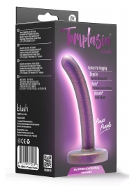 Фиолетовая насадка с гладкой поверхностью Surrender 4.75 Inch Beginner Pegging Dildo - 12 см. - Blush Novelties - купить с доставкой в Новокузнецке