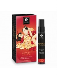 Оральный спрей Waves of Pleasure с ароматом клубники и шампанского - 20 мл. - Shunga - купить с доставкой в Новокузнецке