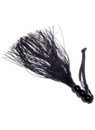 Черная силиконовая плетка - 25,4 см. - Boys of Toys - купить с доставкой в Новокузнецке