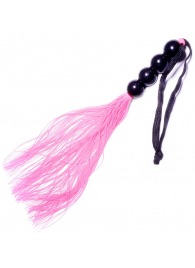 Розовая силиконовая плеть - 35,5 см. - Boys of Toys - купить с доставкой в Новокузнецке