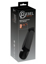 Черный вибромастурбатор с трехточечной стимуляцией Penis Trainer with 3 Point Stimulation - Orion - в Новокузнецке купить с доставкой