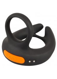 Черный вибростимулятор мошонки RC Scrotum Stimulator with Vibration - Orion - в Новокузнецке купить с доставкой