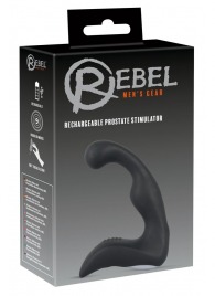 Черный перезаряжаемый стимулятор простаты с вибрацией - 14,6 см. - Orion - в Новокузнецке купить с доставкой