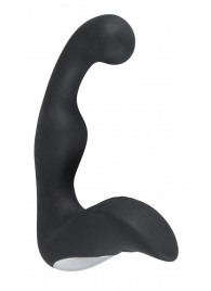 Черный перезаряжаемый стимулятор простаты с вибрацией - 14,6 см. - Orion - в Новокузнецке купить с доставкой