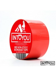 Красный скотч для фиксации Non-Sticky Bondage Tape - 15 м. - Intoyou - купить с доставкой в Новокузнецке