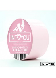 Розовый скотч для фиксации Non-Sticky Bondage Tape - 15 м. - Intoyou - купить с доставкой в Новокузнецке