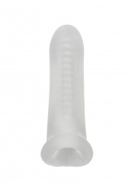 Белый фаллоудлинитель Striker - 13,5 см. - Lola Games - в Новокузнецке купить с доставкой