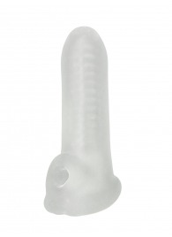 Белый фаллоудлинитель Striker - 13,5 см. - Lola Games - в Новокузнецке купить с доставкой