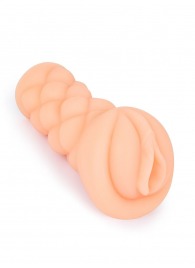 Телесный мастурбатор-вагина с вибропулей и эрекционными кольцами в комплекте - Sexy Girl - в Новокузнецке купить с доставкой