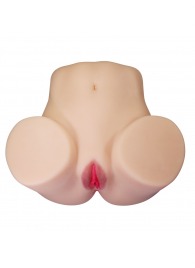 Телесный мастурбатор Julia с 2 любовными каналами - Baile - в Новокузнецке купить с доставкой