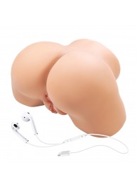 Телесный мастурбатор Olivia с 2 любовными отверстиями - Baile - в Новокузнецке купить с доставкой