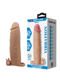 Телесная насадка на пенис Xerxes - 22 см. - Baile - в Новокузнецке купить с доставкой