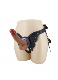 Поясной страпон Wells: трусики в форме бабочки и фаллоимитатор-насадка - Baile - купить с доставкой в Новокузнецке