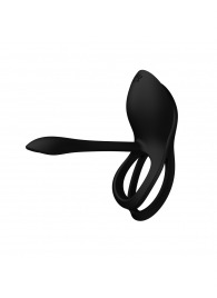 Черное эрекционное виброкольцо Bayek с пультом ДУ - Zalo - в Новокузнецке купить с доставкой