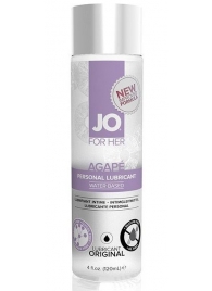 Женский лубрикант на водной основе JO AGAPE LUBRICANT ORIGINAL - 120 мл. - System JO - купить с доставкой в Новокузнецке