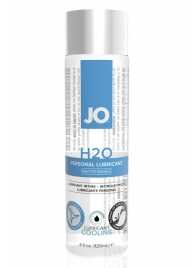 Охлаждающий лубрикант на водной основе JO Personal Lubricant H2O COOLING - 120 мл. - System JO - купить с доставкой в Новокузнецке