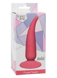 Розовая анальная пробка P-spot Teazer Pink - 12,2 см. - Lola Games - в Новокузнецке купить с доставкой