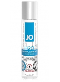 Возбуждающий лубрикант на водной основе JO Personal Lubricant H2O Warming - 30 мл. - System JO - купить с доставкой в Новокузнецке