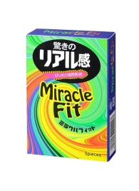 Презервативы Sagami Xtreme Miracle Fit - 5 шт. - Sagami - купить с доставкой в Новокузнецке