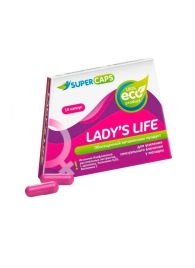 Возбуждающие капсулы Ladys Life - 14 капсул (0,35 гр.) - SuperCaps - купить с доставкой в Новокузнецке