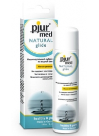 Нейтральный лубрикант на водной основе pjur MED Natural glide - 100 мл. - Pjur - купить с доставкой в Новокузнецке