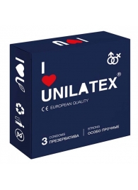 Ультрапрочные презервативы Unilatex Extra Strong - 3 шт. - Unilatex - купить с доставкой в Новокузнецке