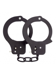 Чёрные наручники из листового металла BONDX METAL CUFFS BLACK - Dream Toys - купить с доставкой в Новокузнецке