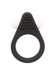 Чёрное эрекционное кольцо LIT-UP SILICONE STIMU RING 1 BLACK - Dream Toys - в Новокузнецке купить с доставкой