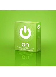 Цветные ароматизированные презервативы ON) Fruit   Color - 3 шт. - ON) - купить с доставкой в Новокузнецке