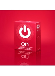Супертонкие презервативы ON) Super Thin - 3 шт. - ON) - купить с доставкой в Новокузнецке