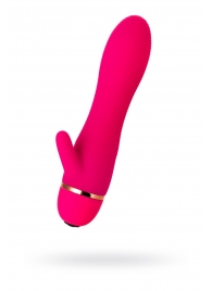 Розовый вибромассажёр с небольшим клиторальным отростком - 15 см. - A-toys купить в Новокузнецке с доставкой в Orgasmix.ru Розовый вибромассажёр с небольшим клиторальным отростком - 15 см. - A-toys