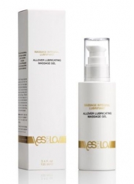 Массажный гель-смазка на силиконовой основе Allover Massage Gel - 100 мл. - YESforLOV - купить с доставкой в Новокузнецке