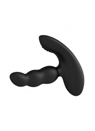 Черный силиконовый стимулятор простаты Levett Nitoc с пультом ДУ - Levett - в Новокузнецке купить с доставкой