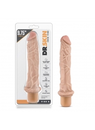 Телесный вибратор-реалистик Dr. Skin Cock Vibe 8 - 24,8 см. - Blush Novelties