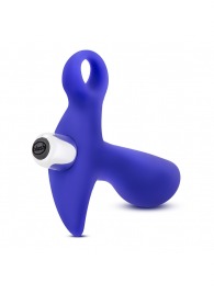 Синий стимулятор простаты с ручкой-кольцом Performance Prostimulator 02 - Blush Novelties - в Новокузнецке купить с доставкой