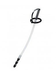 Силиконовый уретральный плаг со сменными фиксирующими кольцами Metal - ToyFa - купить с доставкой в Новокузнецке